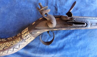 Indisch /Pakistaans flintlock geweer (vergunningsvrij) - Afbeelding 5