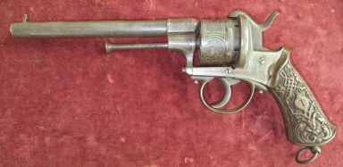 Penvuur revolver 9mm goud ingelegd (vergunningsvrij) - Afbeelding 8