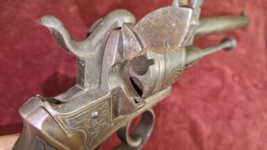 Penvuur revolver 9mm goud ingelegd (vergunningsvrij) - Afbeelding 18