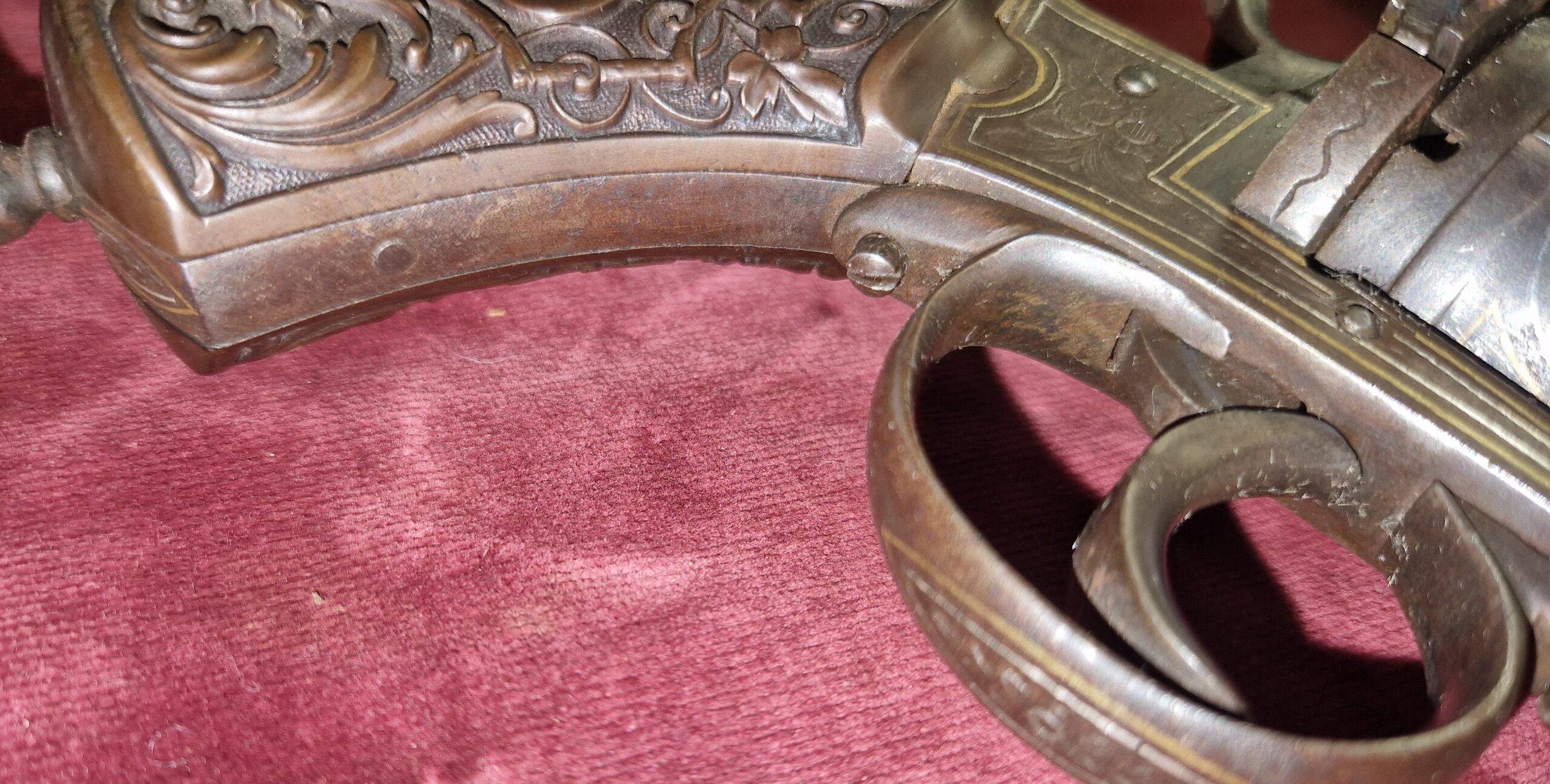 Penvuur revolver 9mm goud ingelegd (vergunningsvrij) - Afbeelding 20