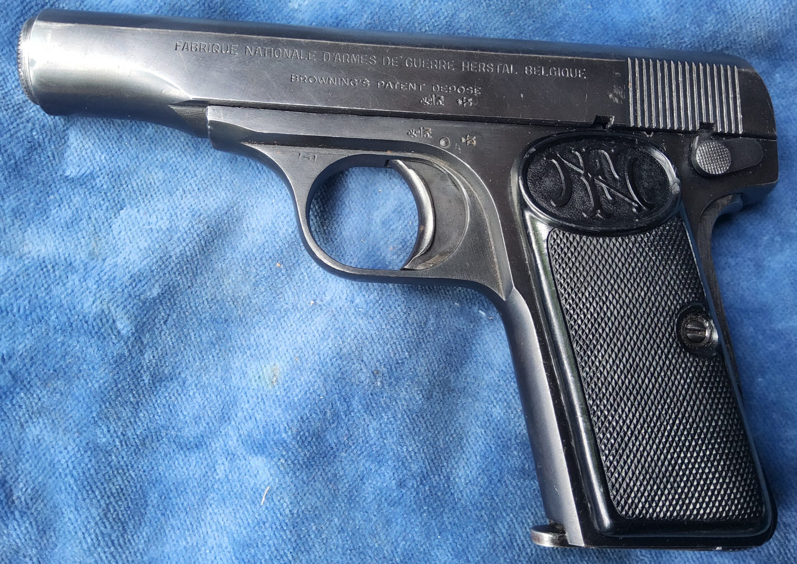 FN 1910 pre ww2 (onklaar) - Afbeelding 4