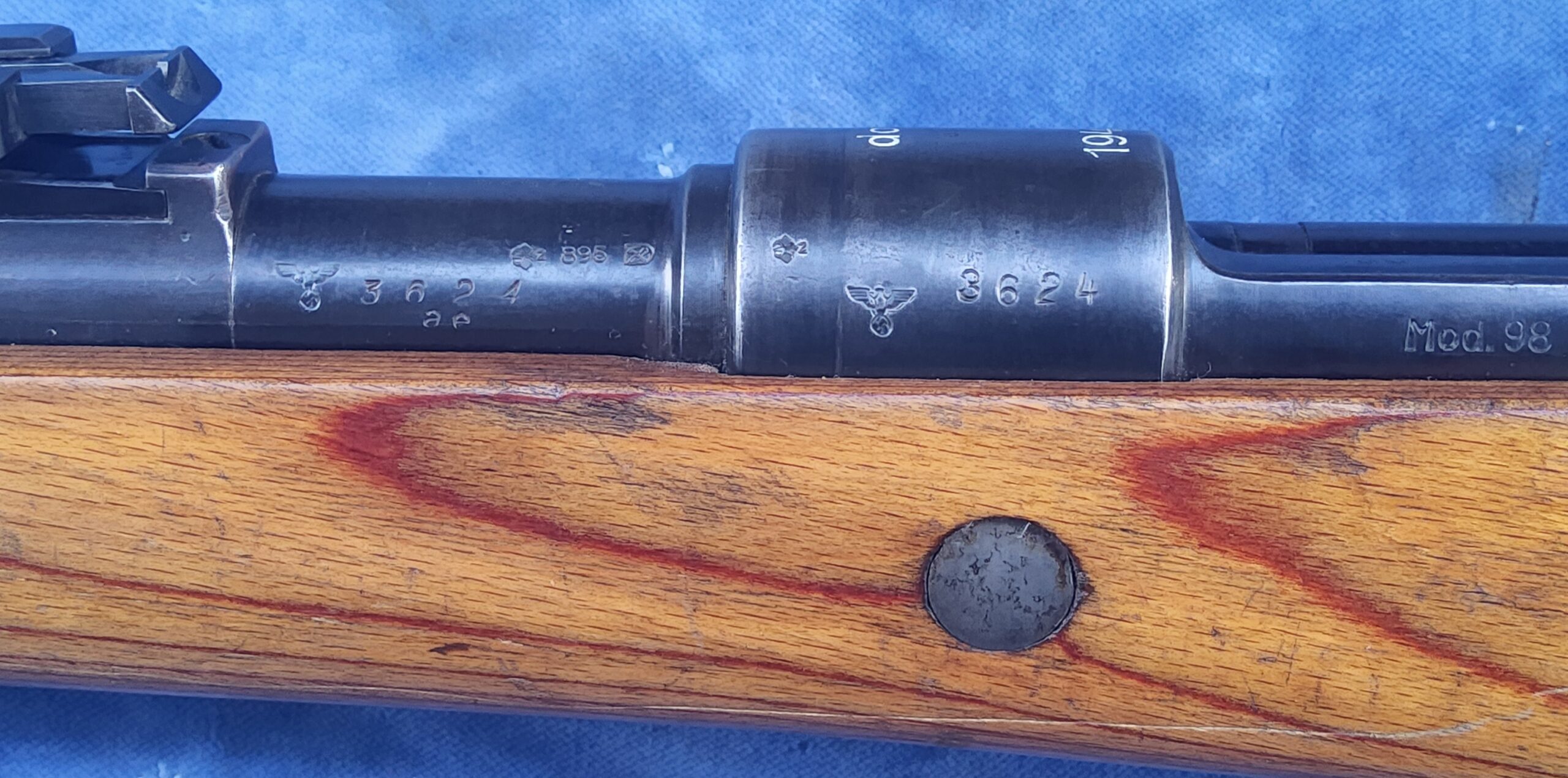 Mauser k98 DOT 1944 (onklaar) - Afbeelding 19