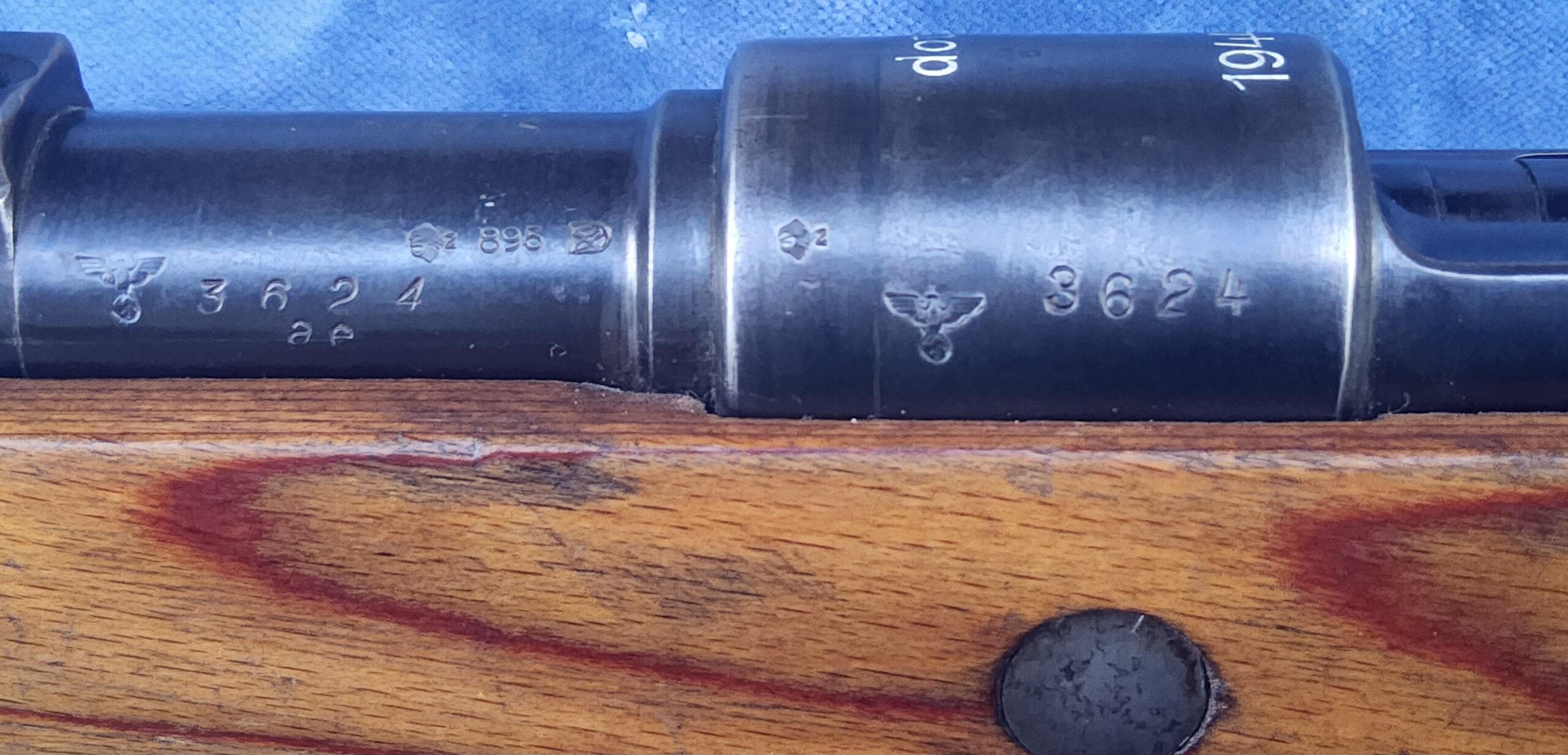Mauser k98 DOT 1944 (onklaar) - Afbeelding 20