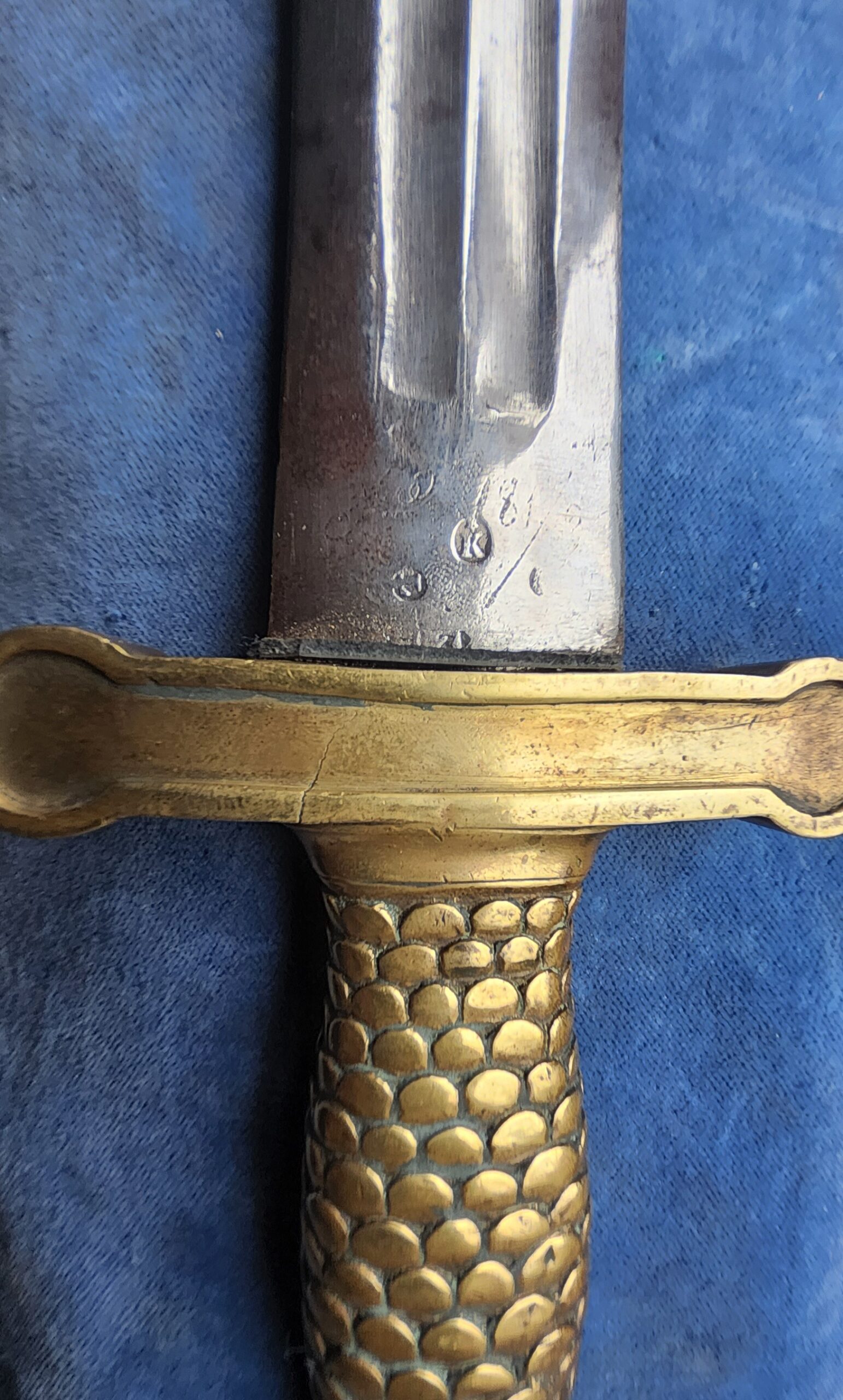 Frans model 1816 foot artillery kortzwaard. - Afbeelding 8