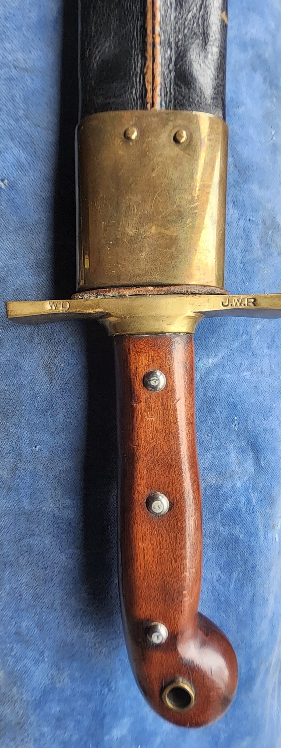 U.S. Model 1849 rifleman's knife Ames Mfg. Co Replica - Afbeelding 4