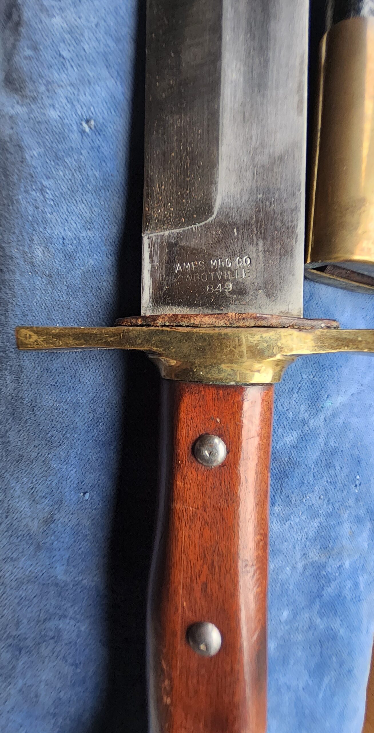 U.S. Model 1849 rifleman's knife Ames Mfg. Co Replica - Afbeelding 6