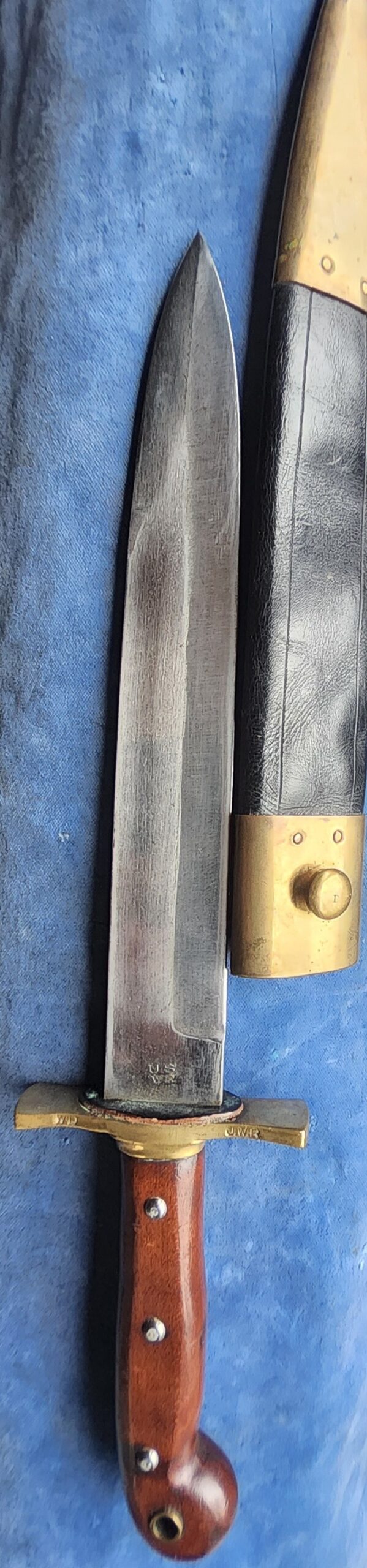 U.S. Model 1849 rifleman's knife Ames Mfg. Co Replica - Afbeelding 7