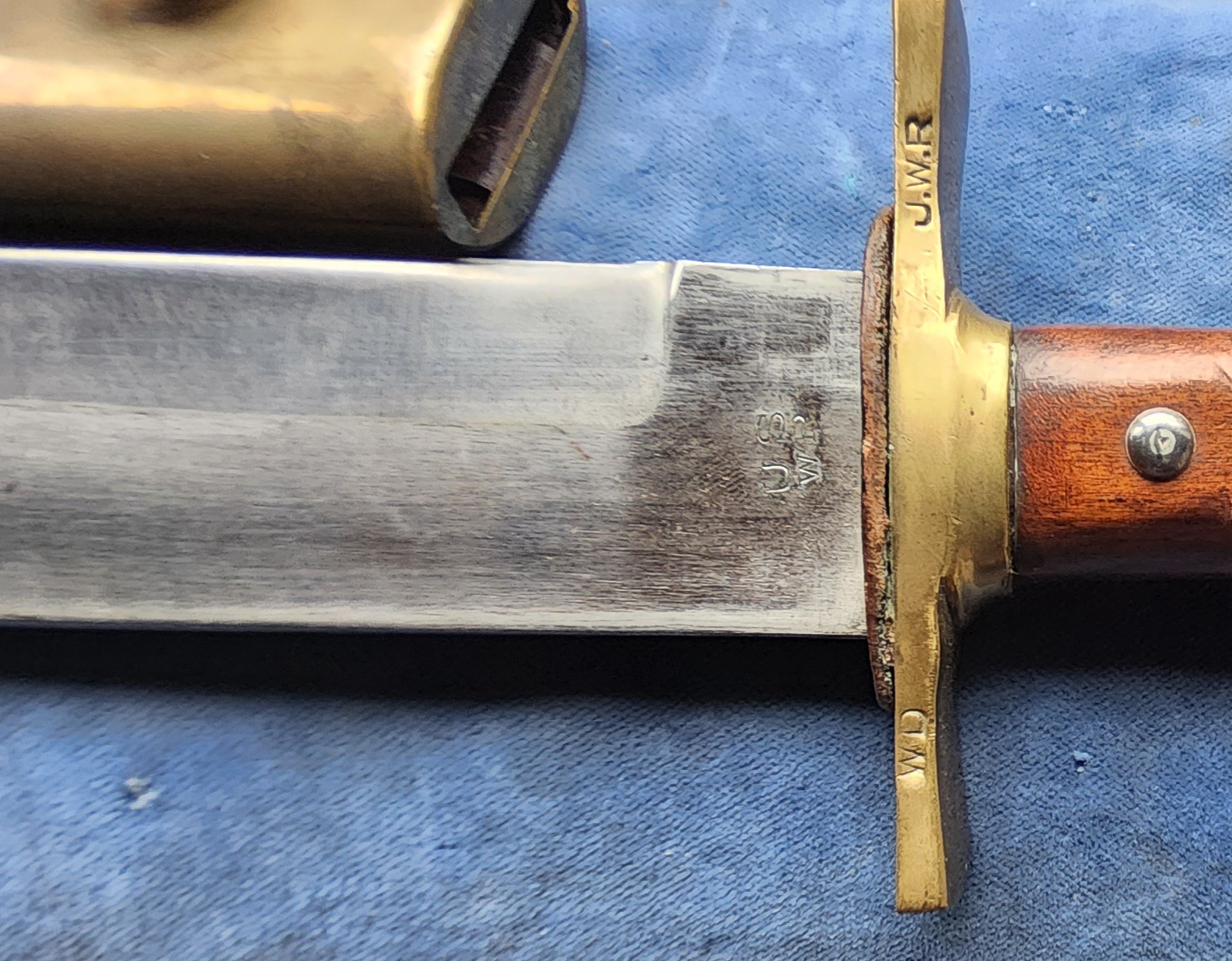 U.S. Model 1849 rifleman's knife Ames Mfg. Co Replica - Afbeelding 8