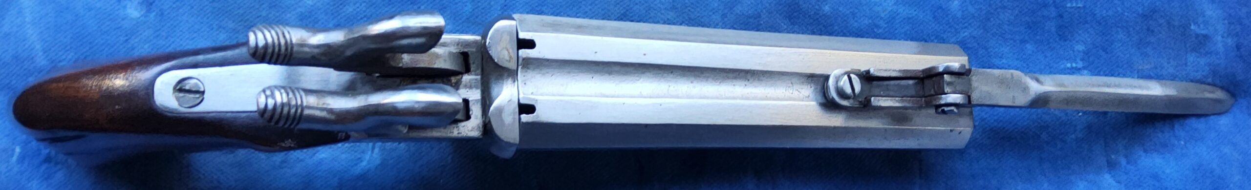 Dubbelloops penvuur pistool met bajonet (vergunningsvrij) - Afbeelding 6