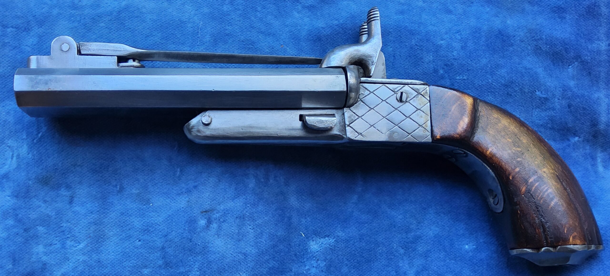 Dubbelloops penvuur pistool met bajonet (vergunningsvrij) - Afbeelding 9