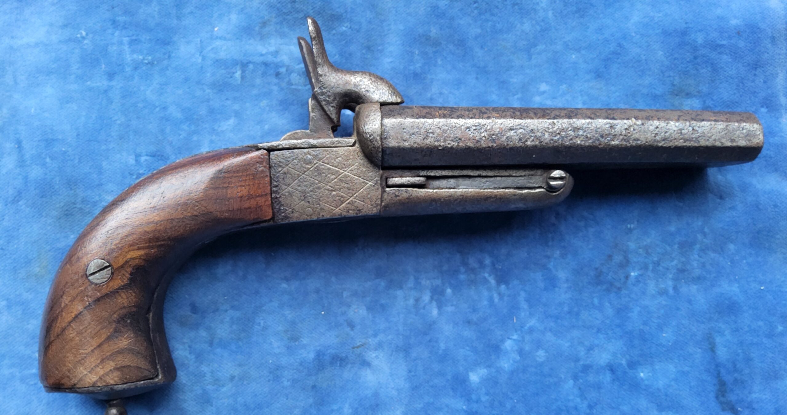 Groot dubbelloops penvuur pistool 15mm (vergunningsvrij)