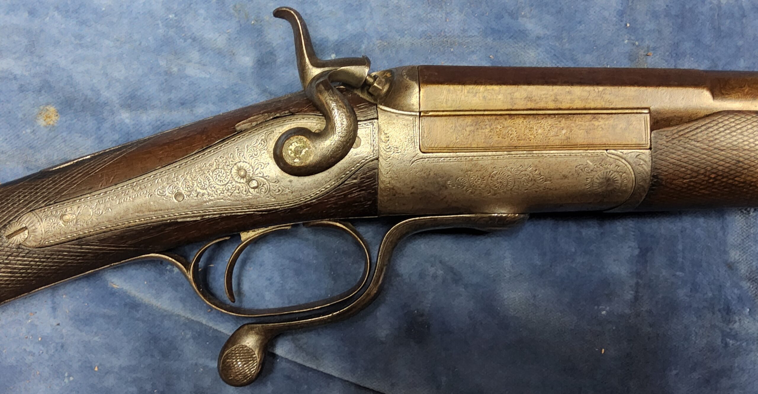 Enkelloops hagelgeweer engels kal 16 BP (vergunningsvrij) - Afbeelding 4