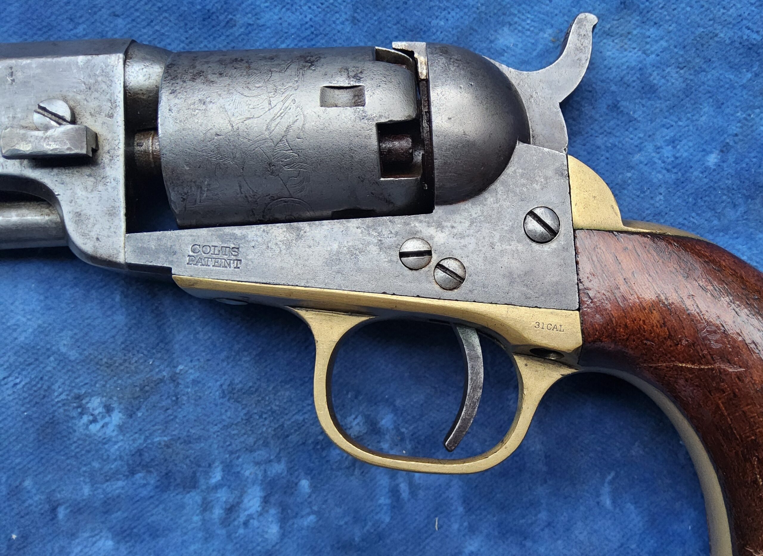Colt 1849 Pocket .31 BP 4 " revolver (vergunningsvrij) - Afbeelding 13