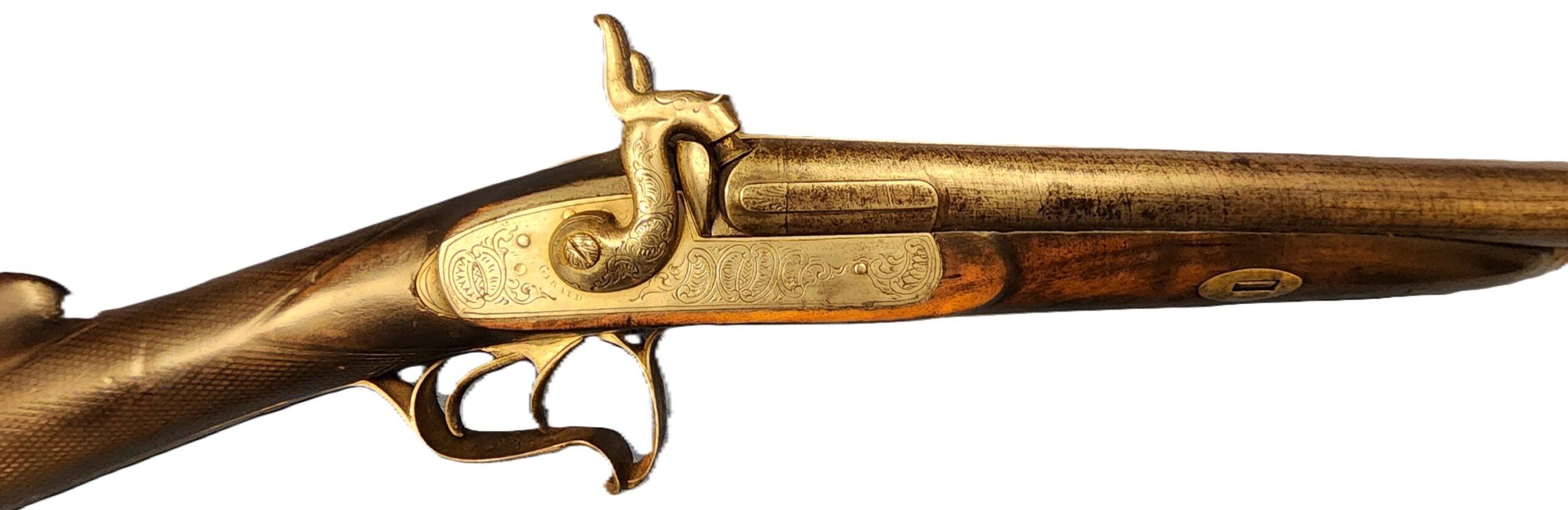 Dubbelloops percussie geweer by Giraud (vergunningsvrij)