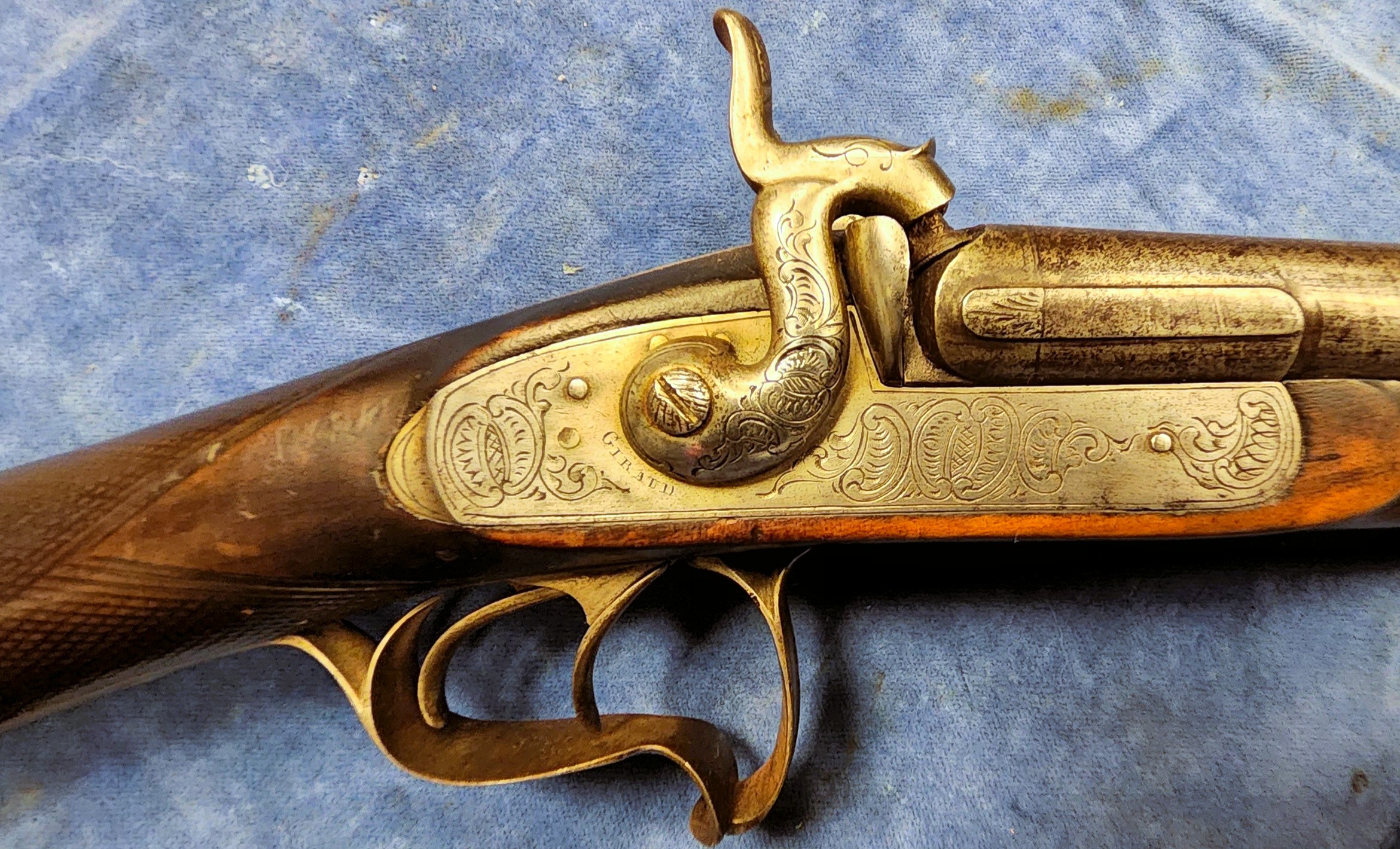 Dubbelloops percussie geweer by Giraud (vergunningsvrij) - Afbeelding 11