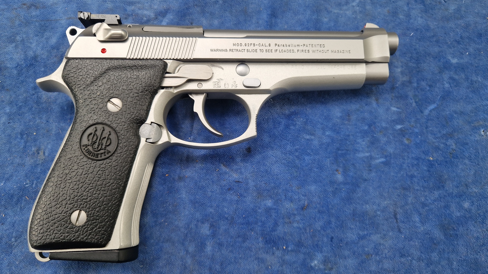 Beretta 92FS stainless 9mm para occasion