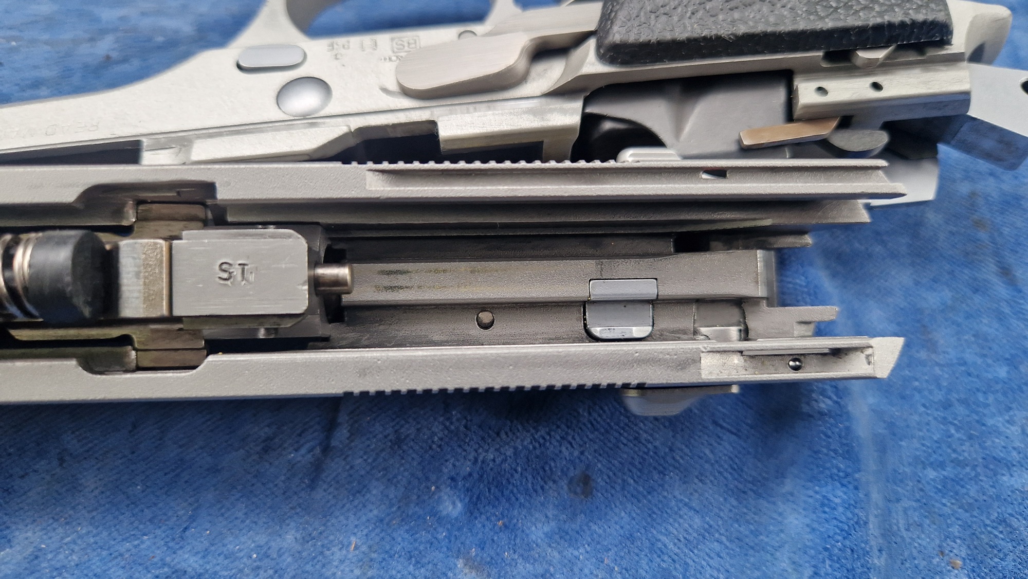 Beretta 92FS stainless 9mm para occasion - Afbeelding 9