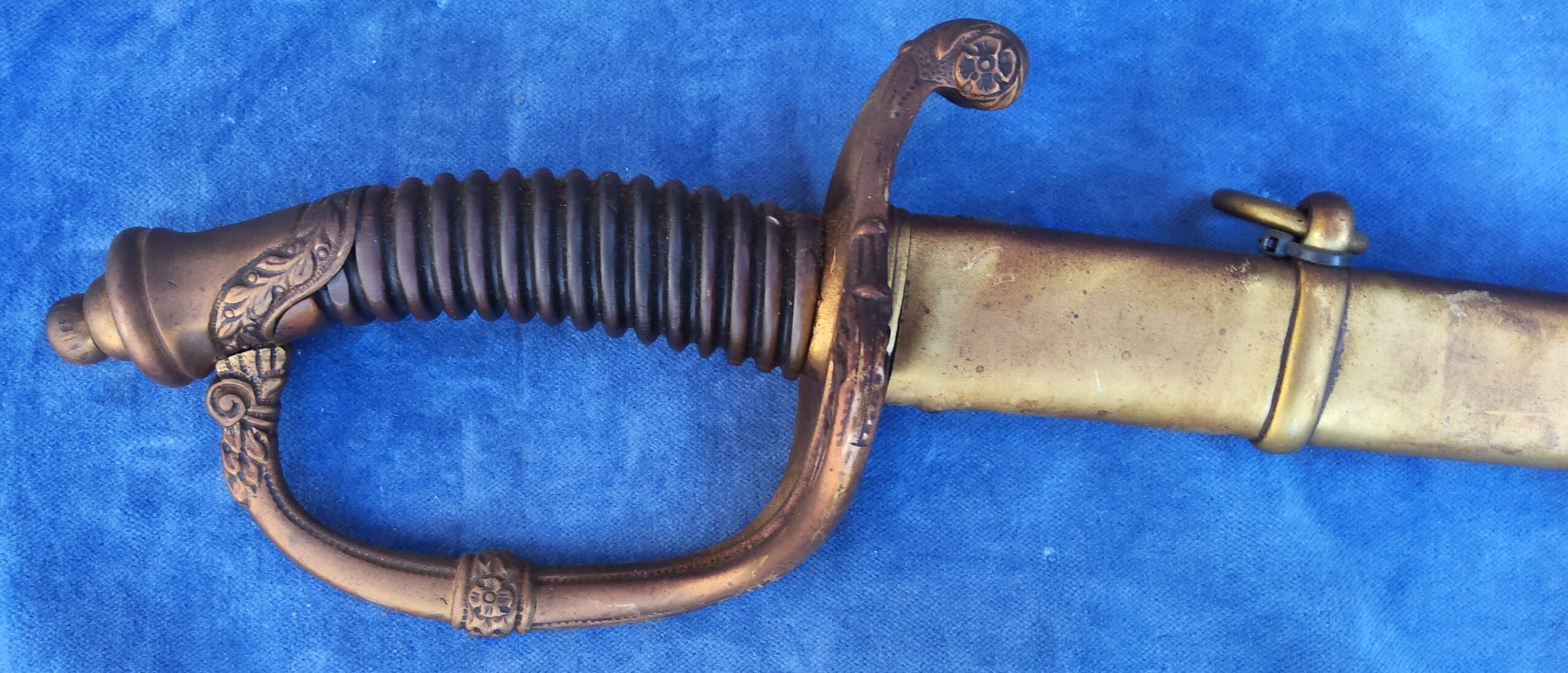Dutch Marine Officer's Sword w/ Scabbard M1852