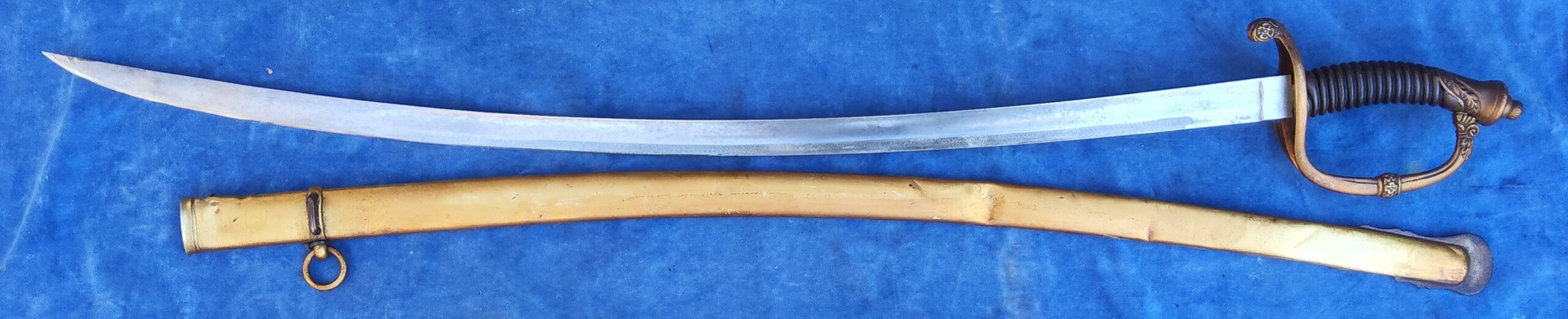 Dutch Marine Officer's Sword w/ Scabbard M1852 - Afbeelding 5