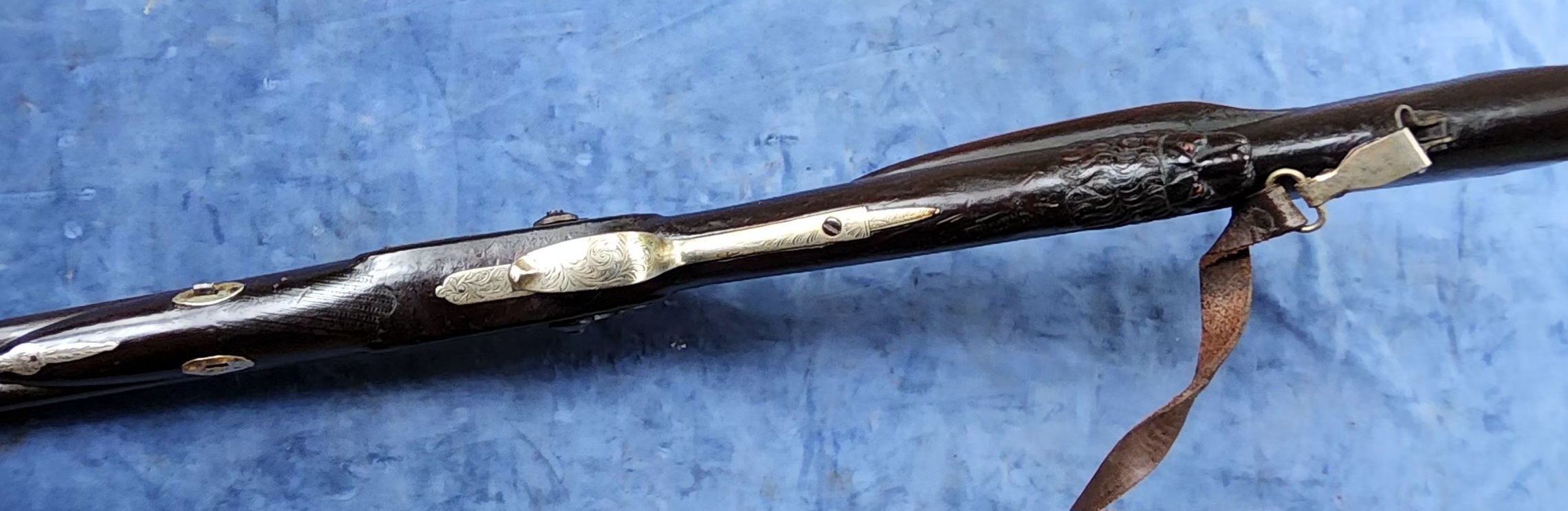 Antiek dubbelloops percussie geweer - Afbeelding 15
